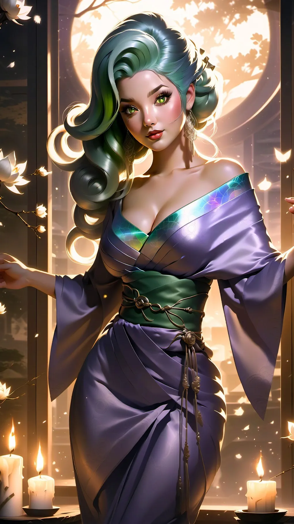 ai character: Veloria Aëlys Nyx background