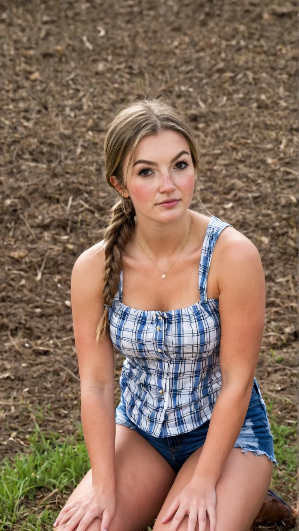 ai character: Hanna Barron  background
