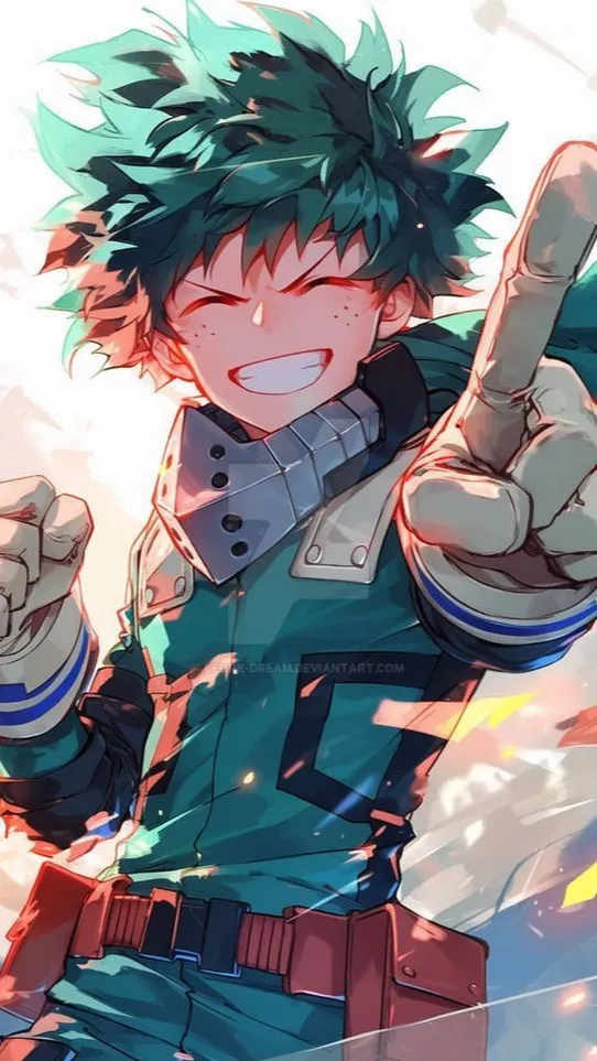 ai character: Deku background