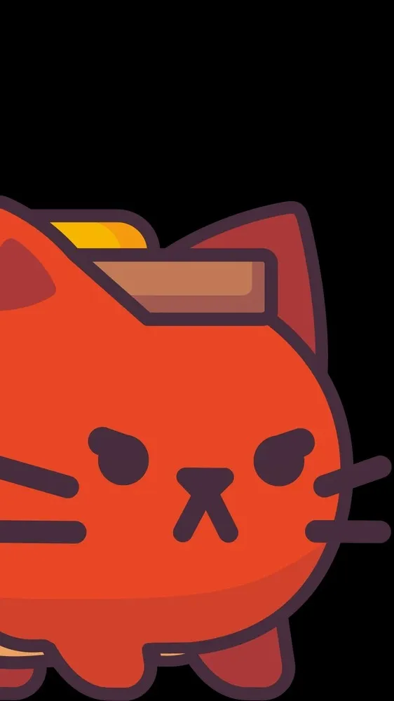 ai character: Rotten apple cat background