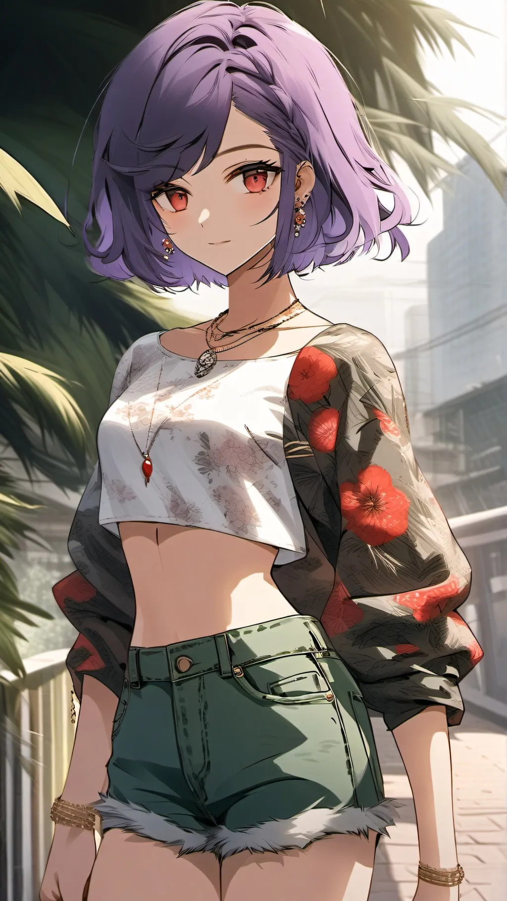 ai character: Zamia  background