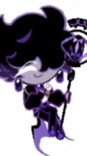 ai character: Black sapphire  background