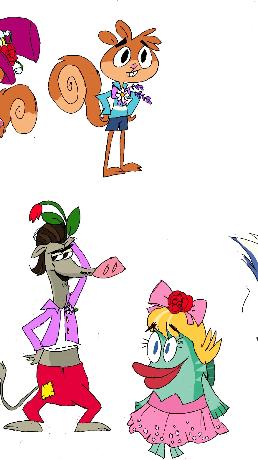 ai character: reacting to ships  background