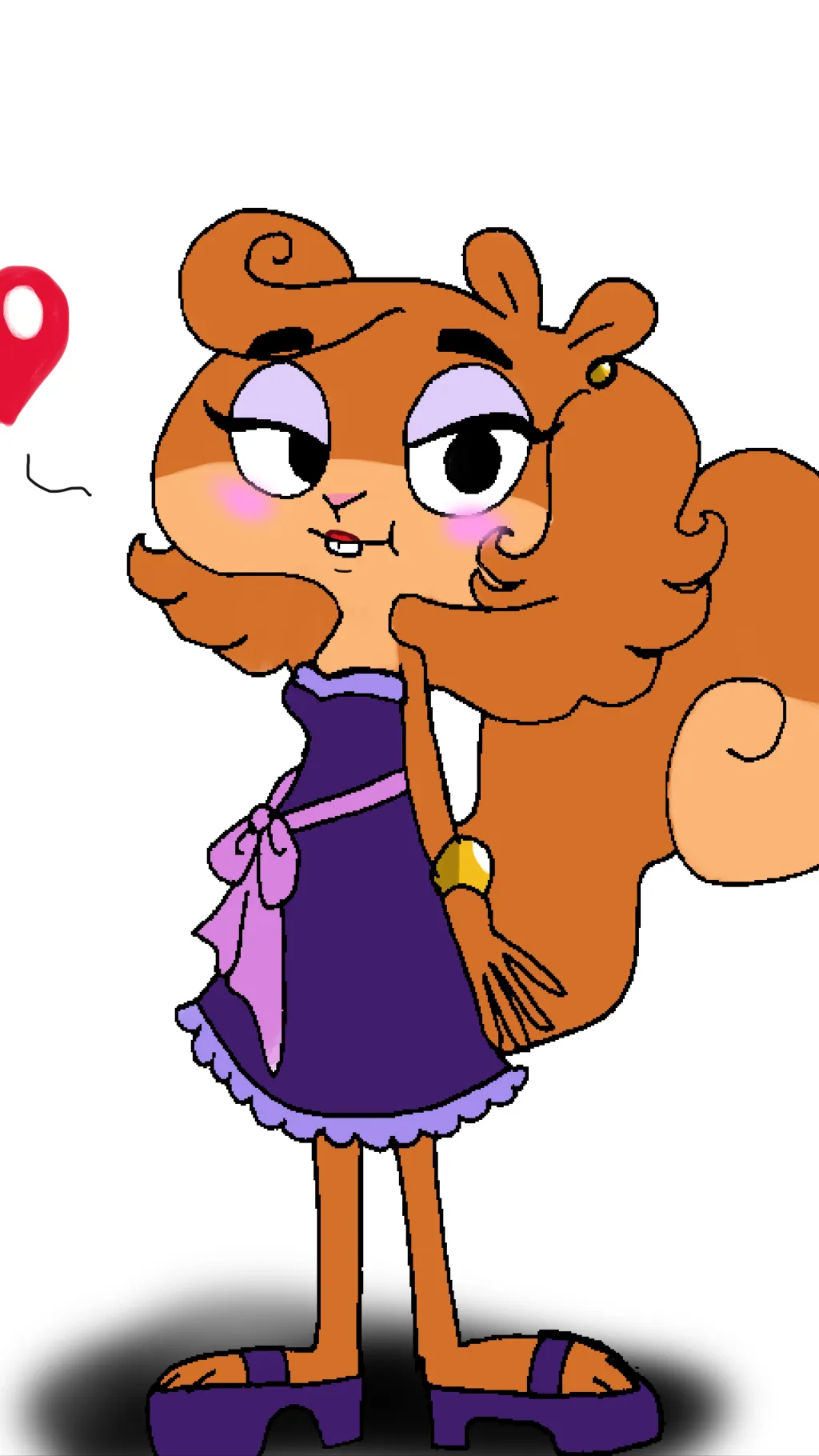 ai character: Scaredyette S. background