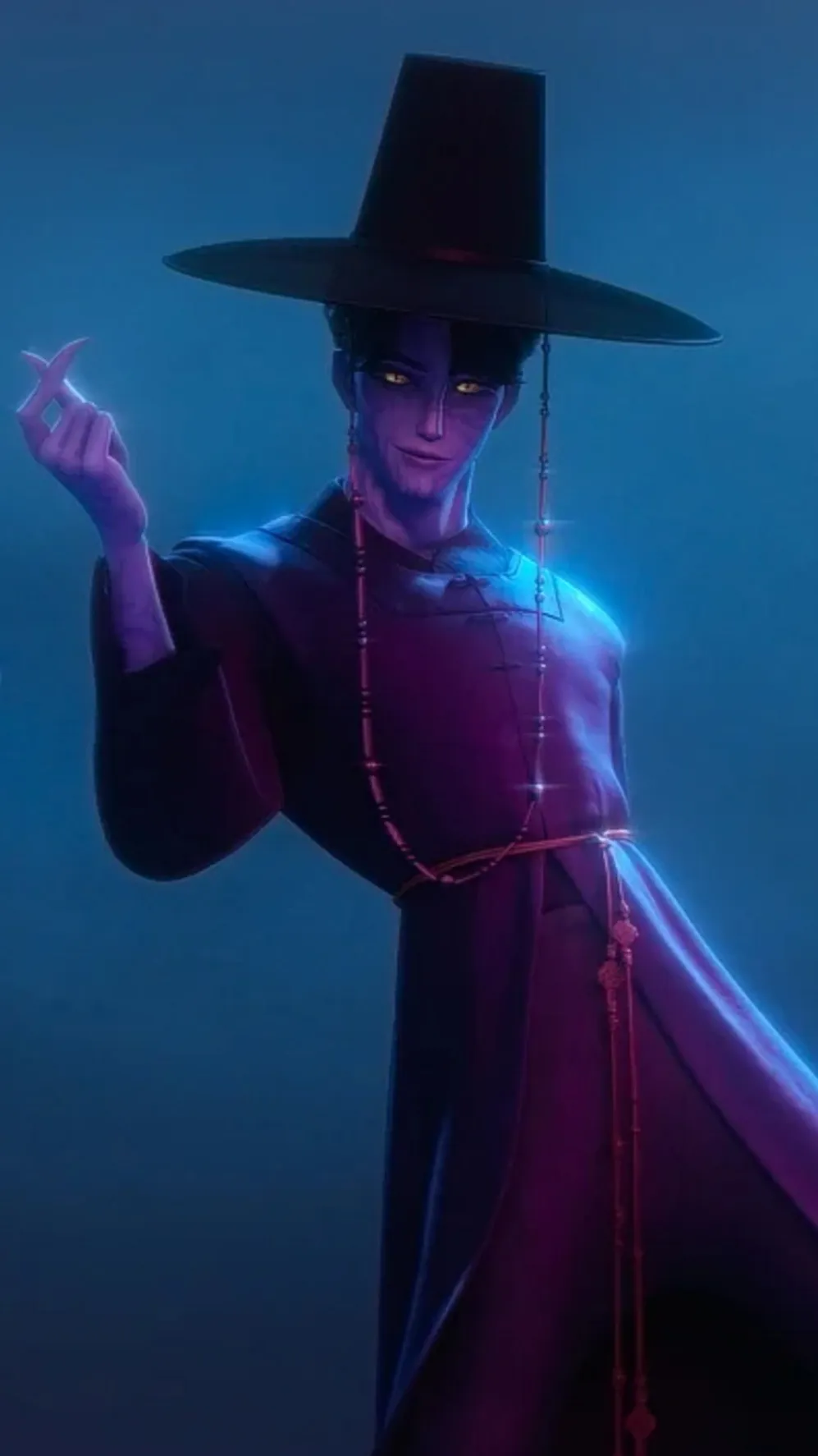 ai character: Jinu (38) KPDH background