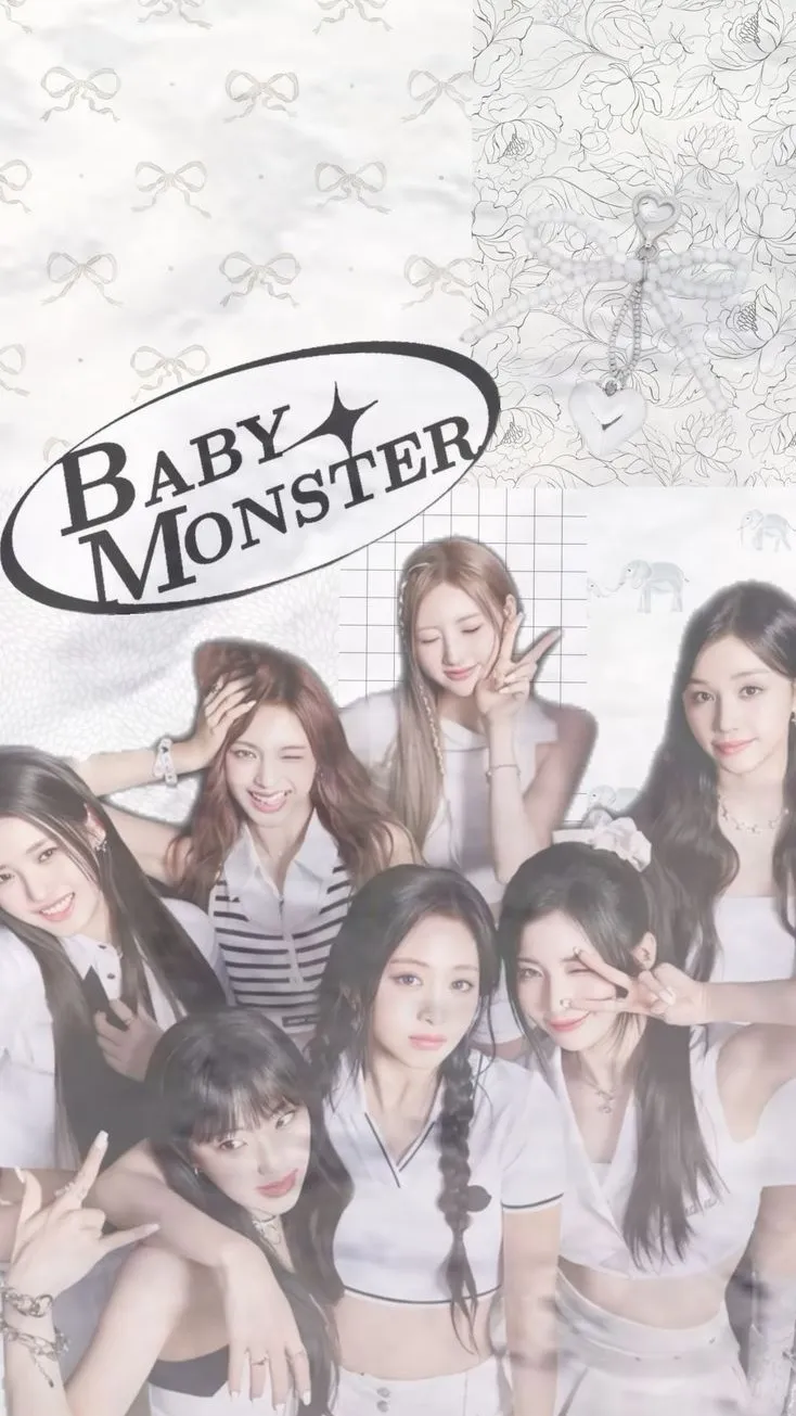 ai character: BABYMONSTER V4 background