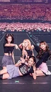 ai character: BLACKPINK futureV4 background