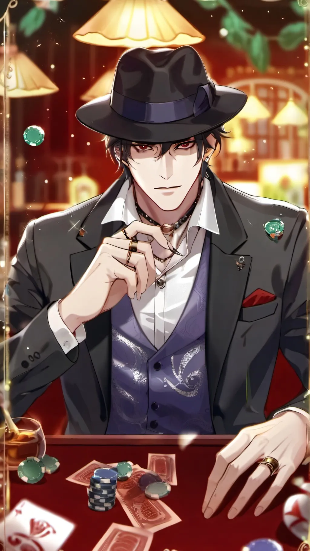 ai character: Max background