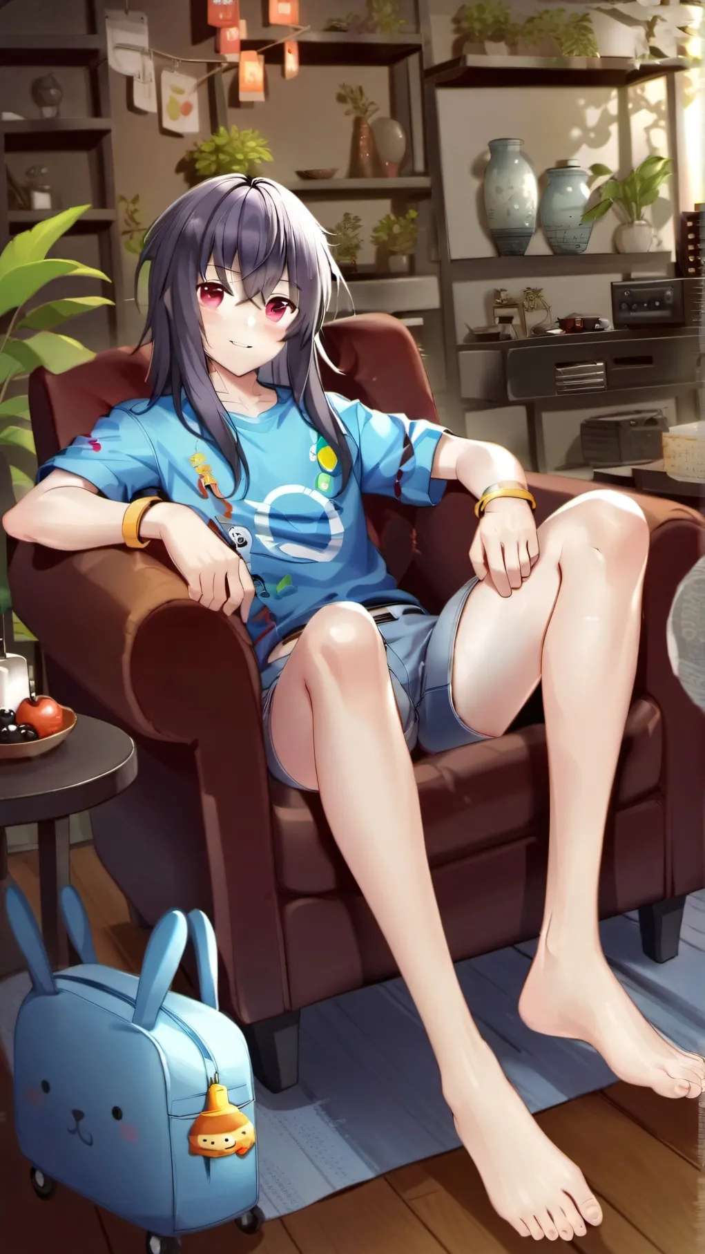 ai character: salem background