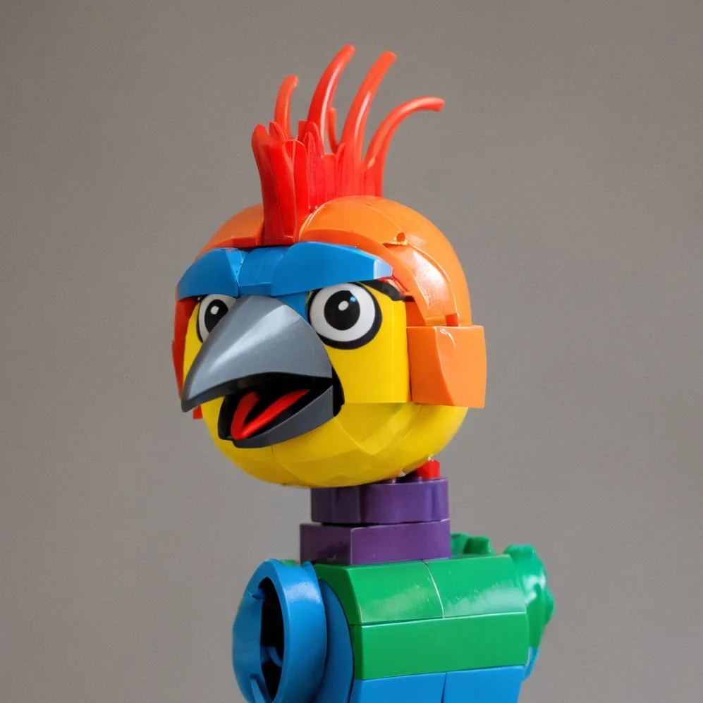 chat with ai character: bird on something