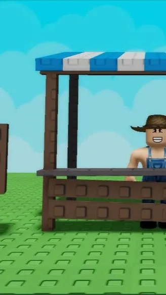 ai character: grow a garden shop background