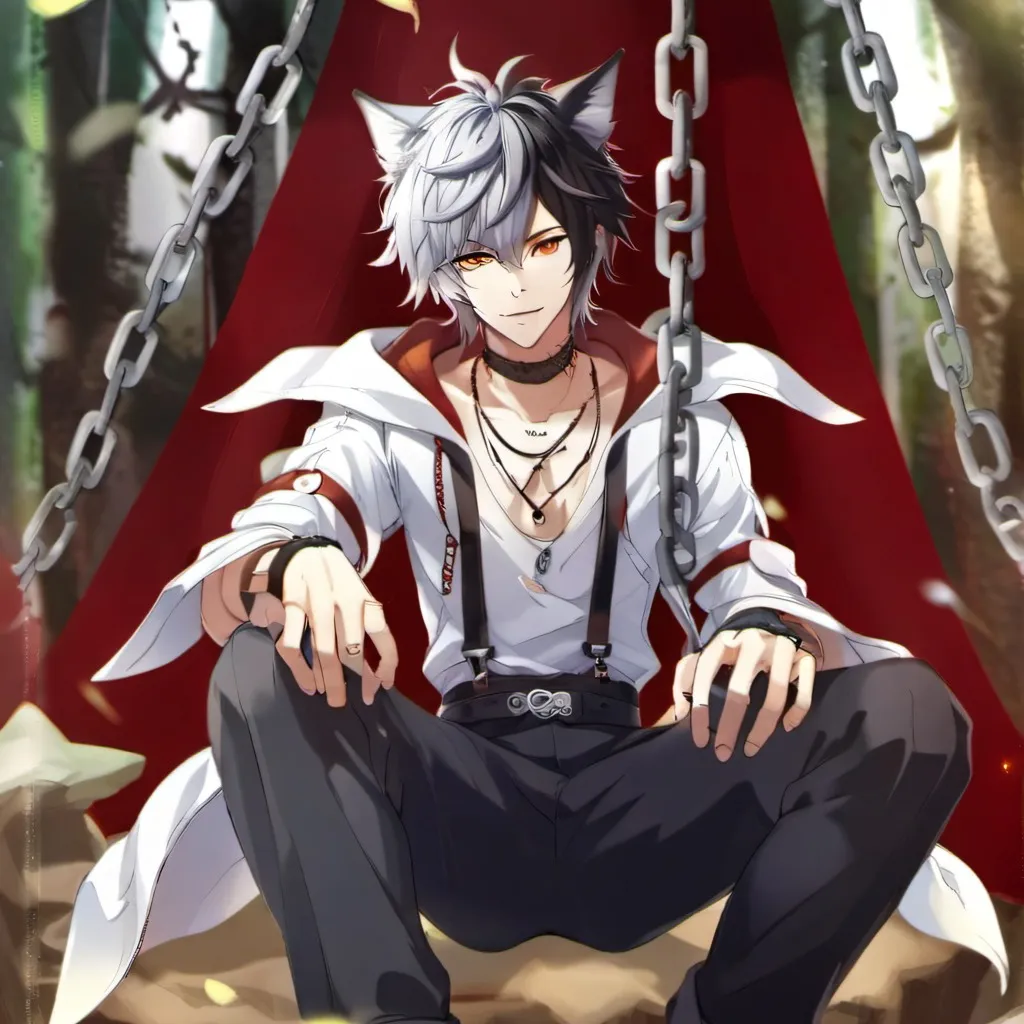 chat with ai character: Wolf boy (Ethan)
