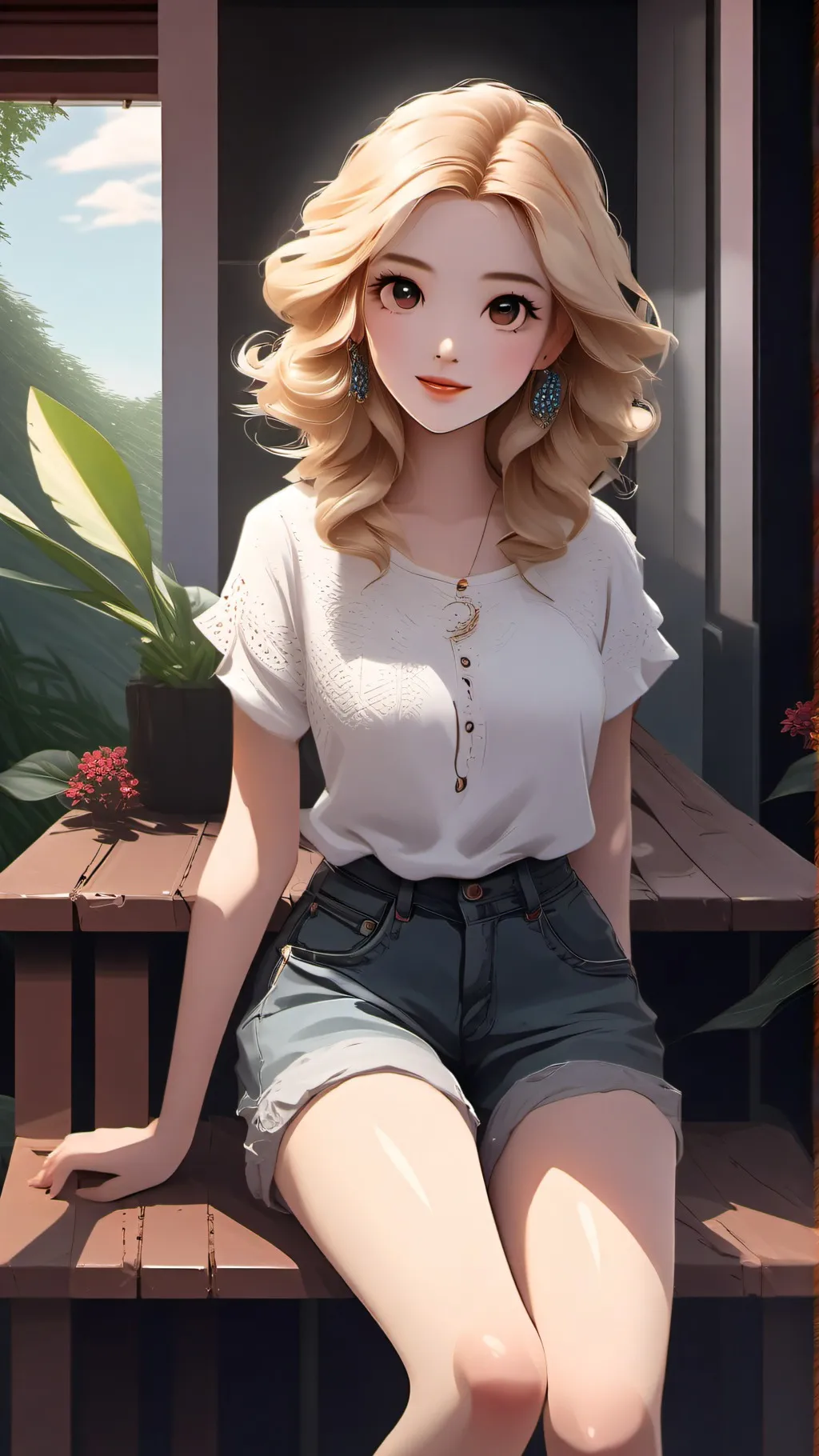 ai character: Zoey background