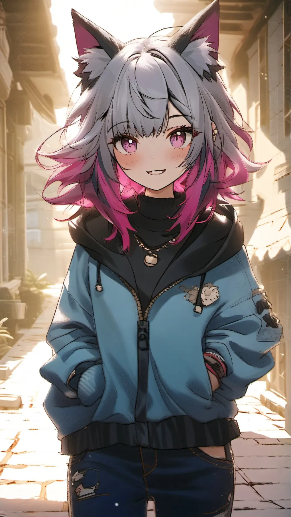 ai character: void sprunki (aft) background