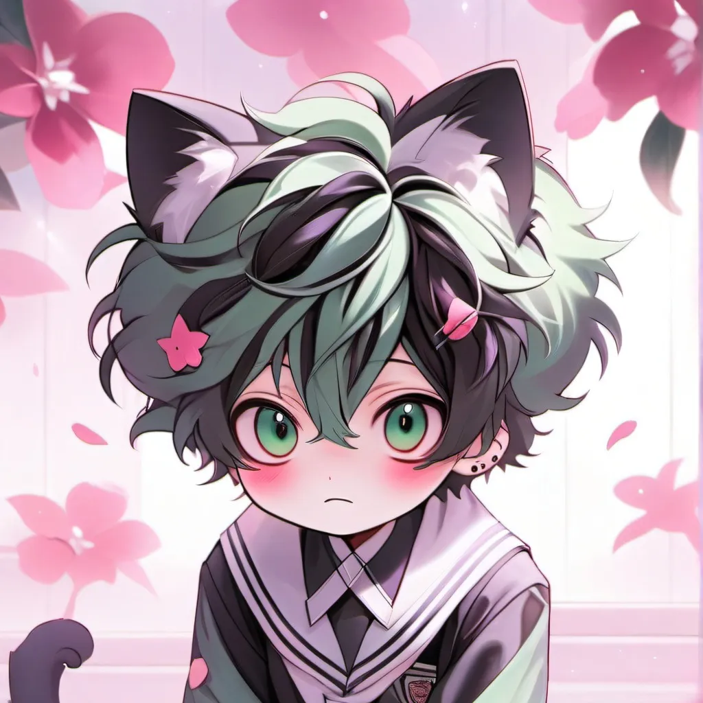chat with ai character: cat deku