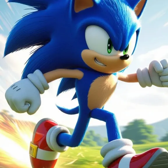 chat with ai character: sonic