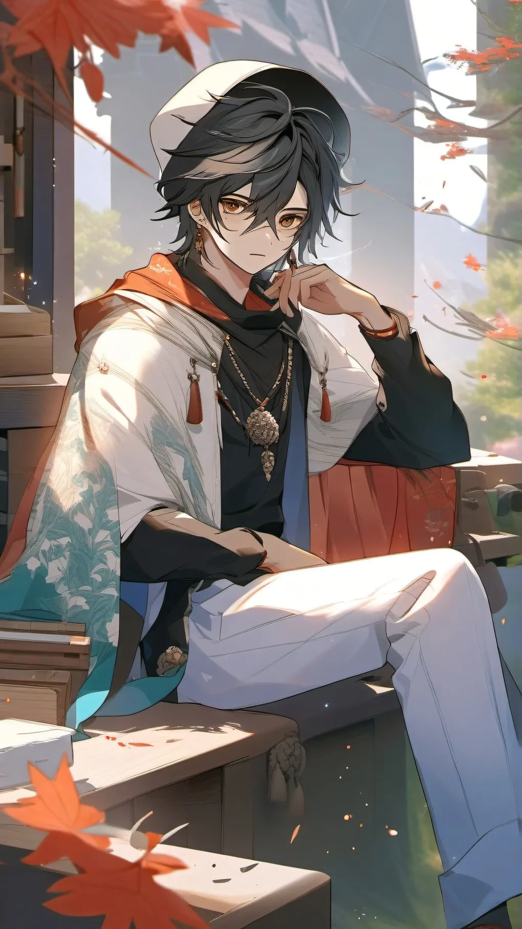 ai character: poo head background