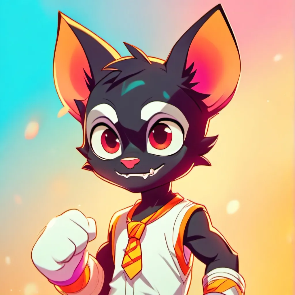 chat with ai character: Cartoon cat