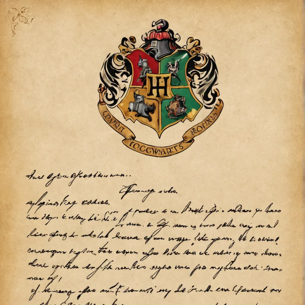 chat with ai character: Hogwarts letter