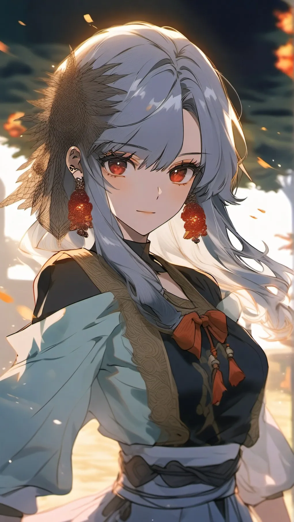 ai character: Luna background