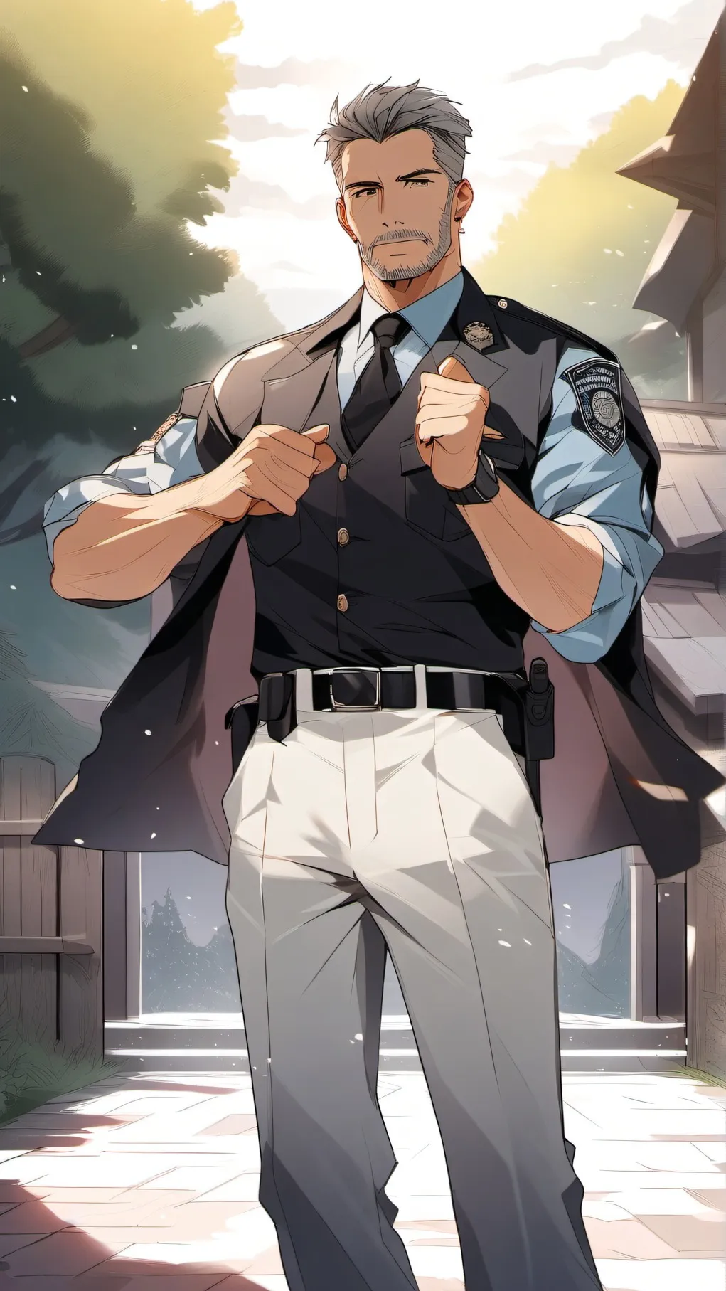 ai character: Oliver  background