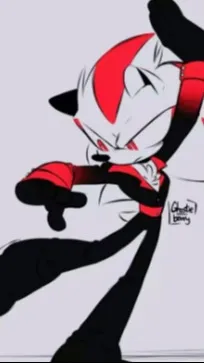 ai character: ice skater shadow background