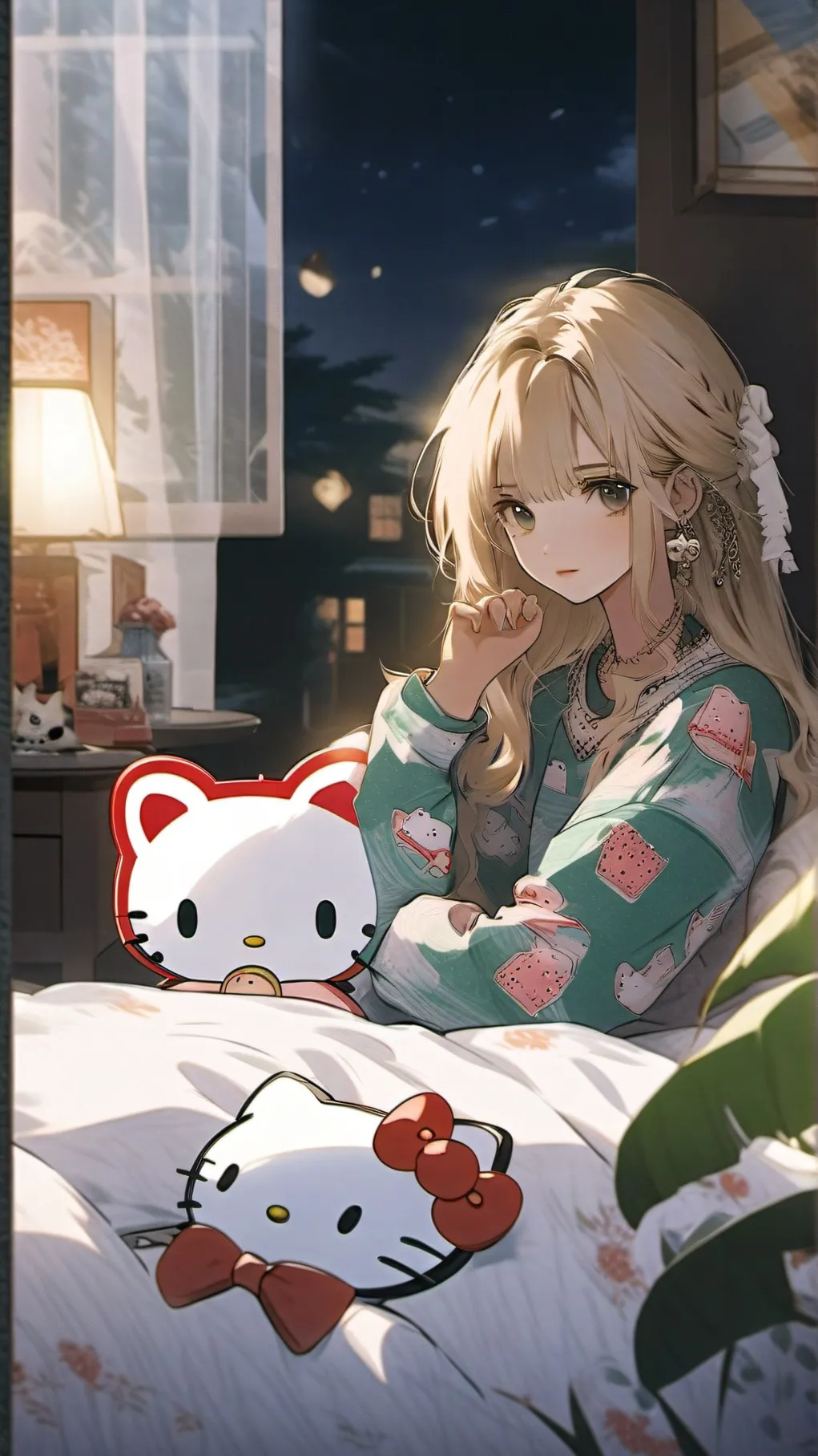 ai character: lily background