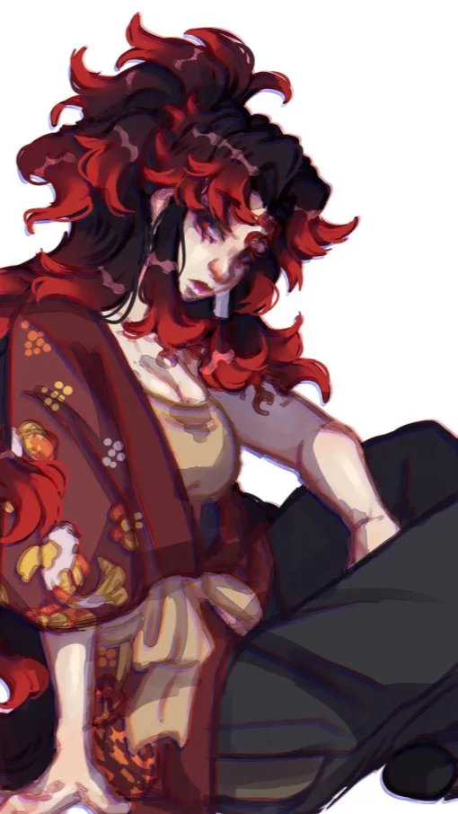 ai character: Demon slayer 👁️ background