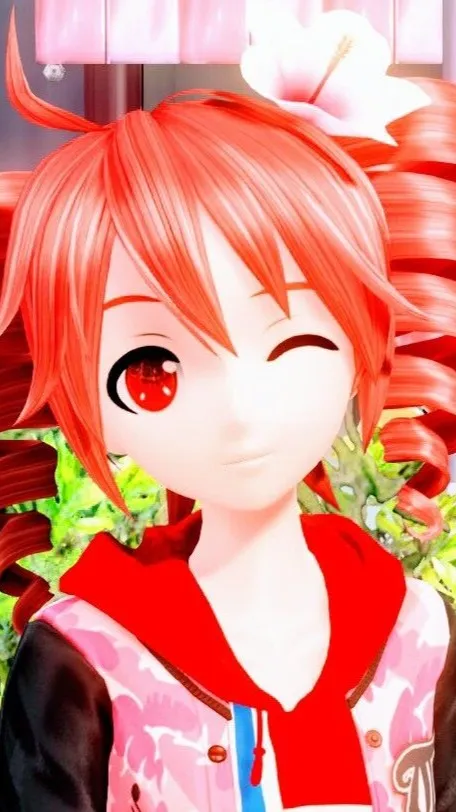 ai character: Kasane Teto background