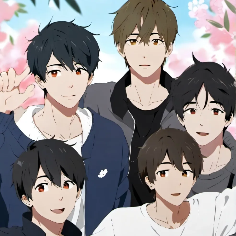 chat with ai character: Gay friend group