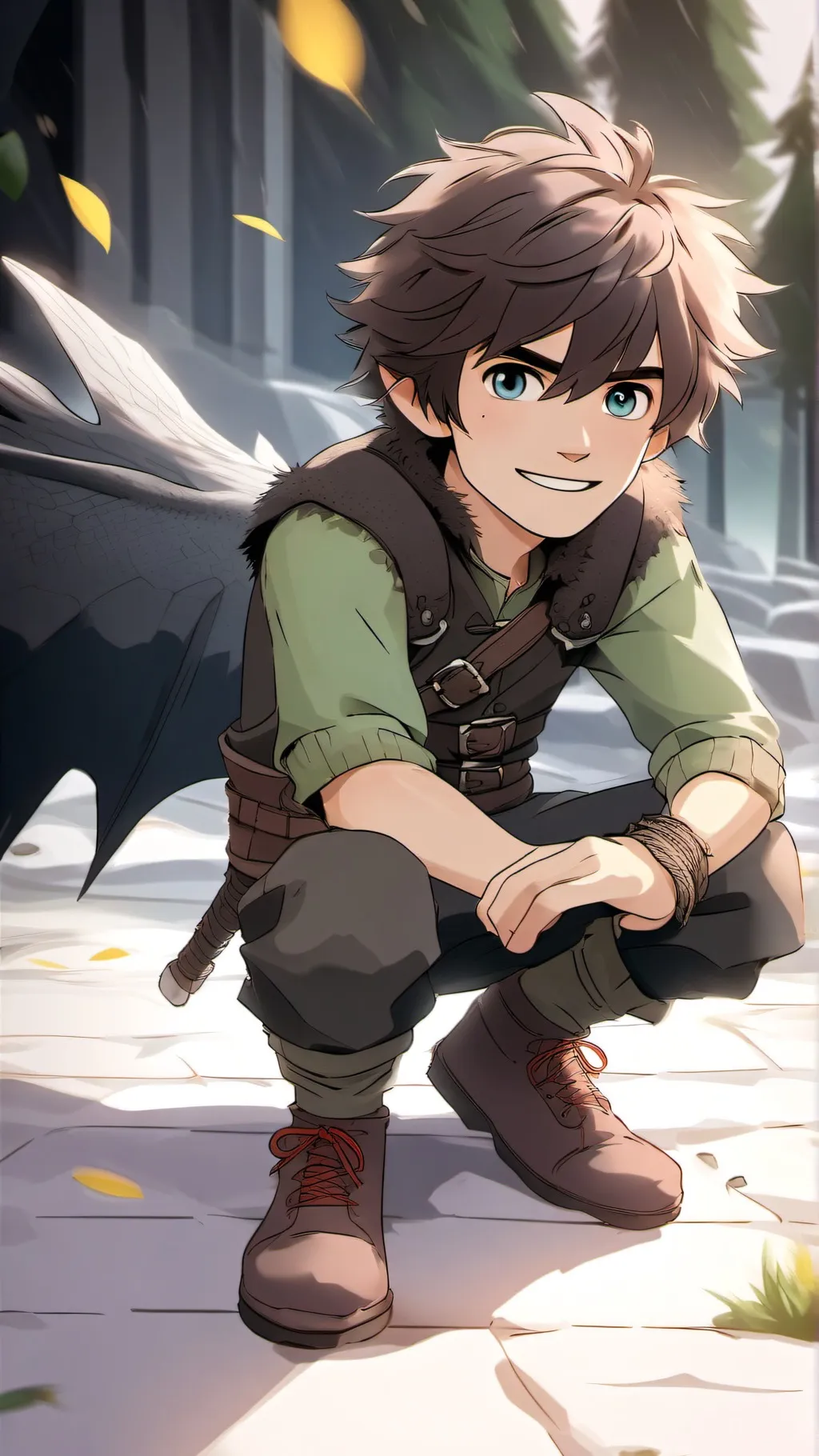 ai character: Hiccup background