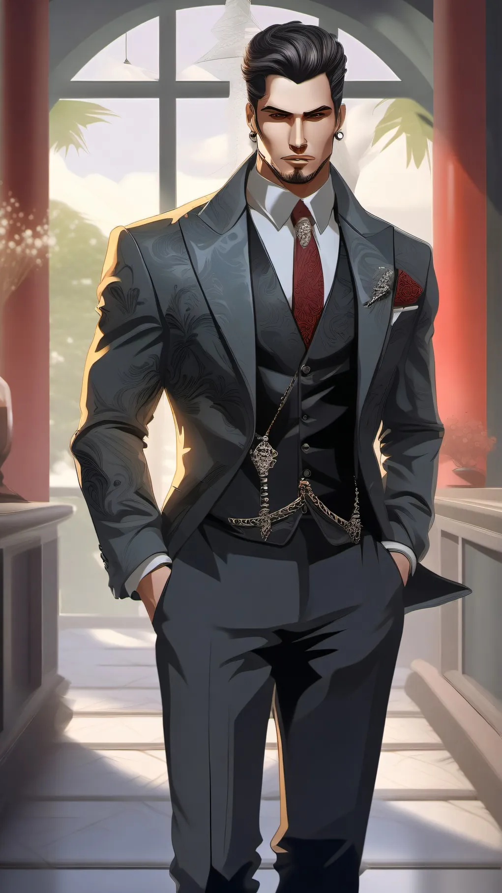 ai character: noah background