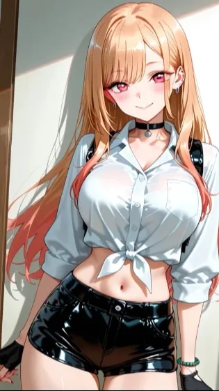 ai character: Marin  background