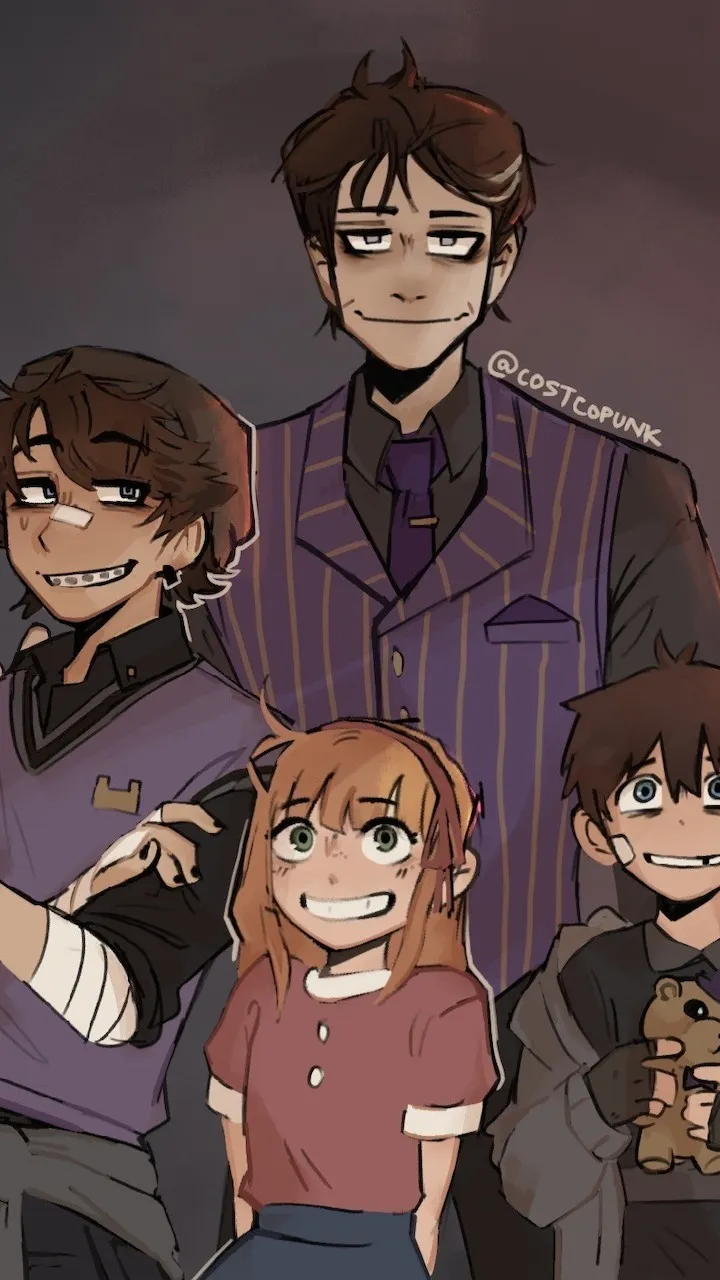 ai character: Afton Family background
