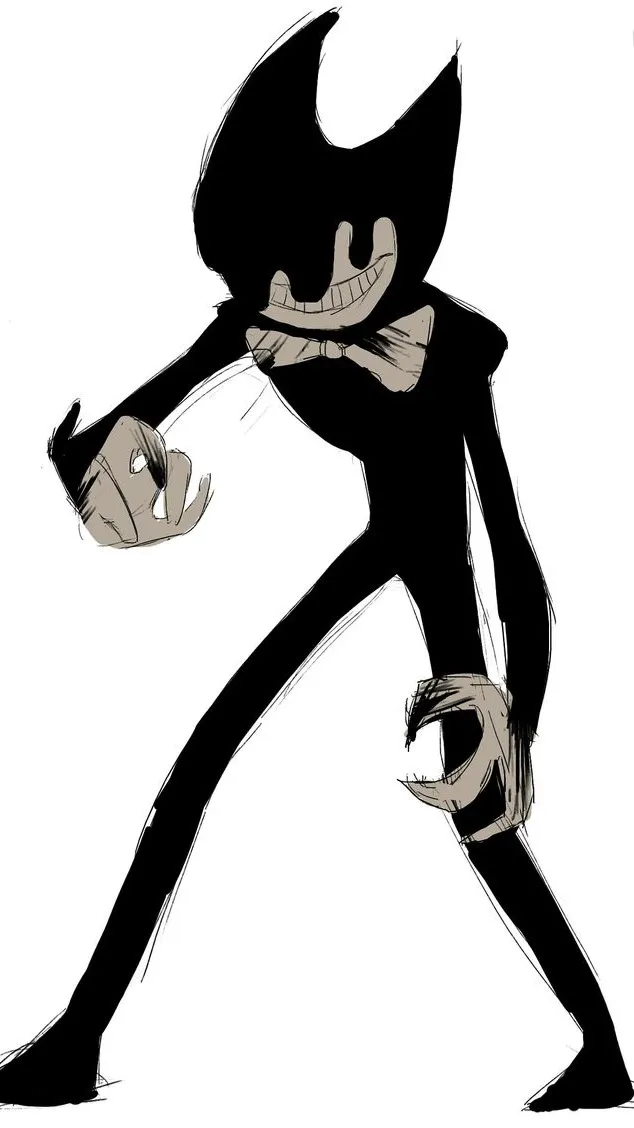 ai character: Bendy / Ink Demon background