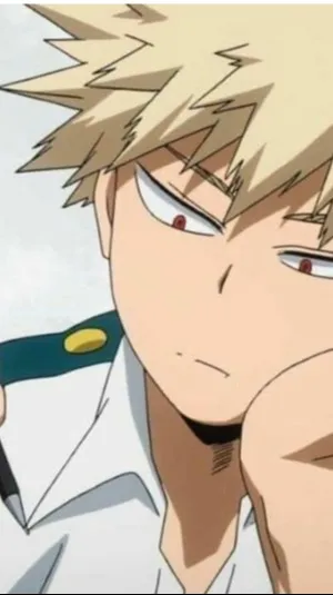 ai character: Katsuki Bakugo background
