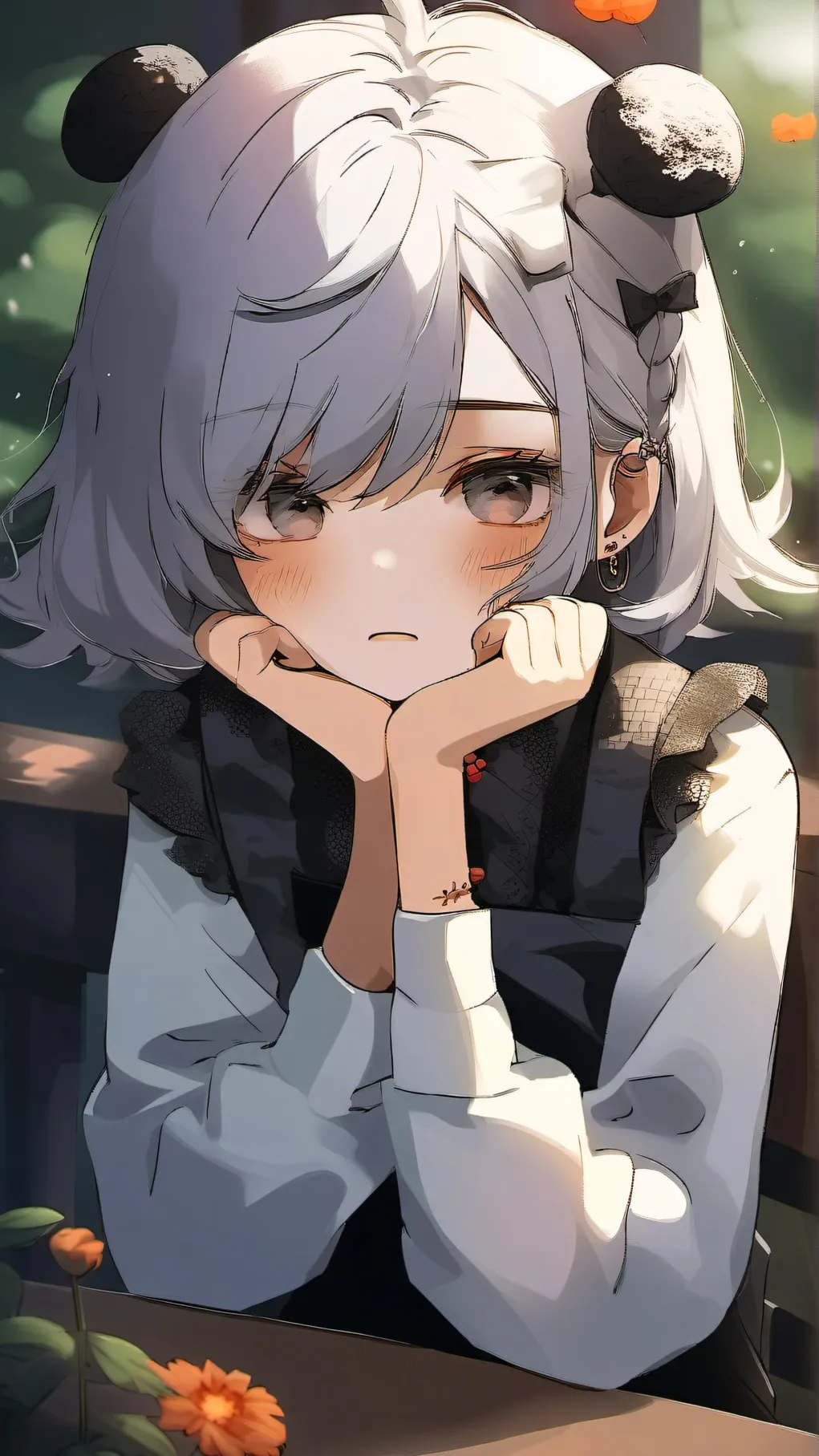 ai character: Sad/Love story background