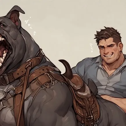 chat with ai character: Dog present