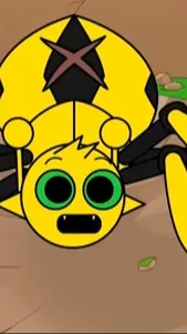 ai character: Simon the spider  background