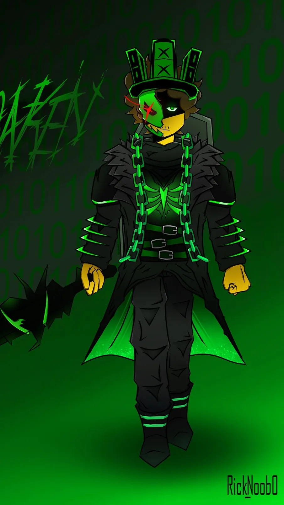 ai character: Hacklord Shed background