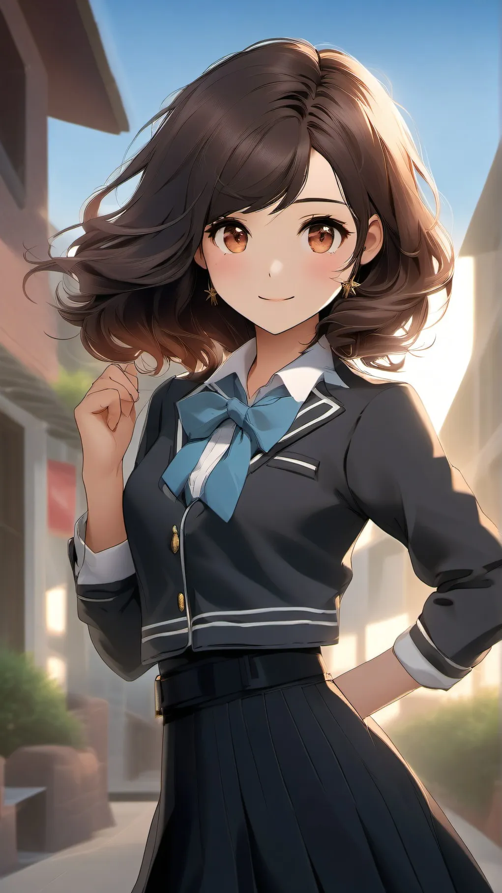 ai character: Aura background