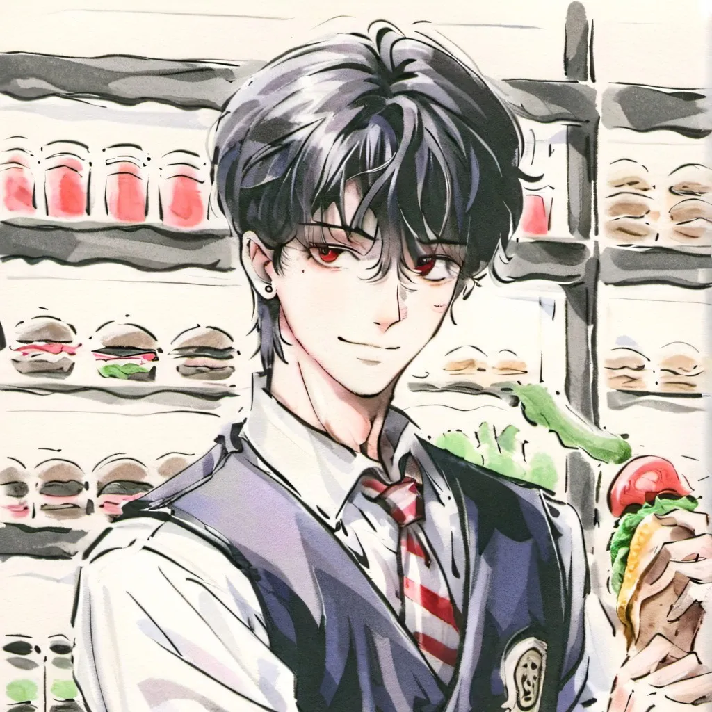 chat with ai character: Burger brawl 