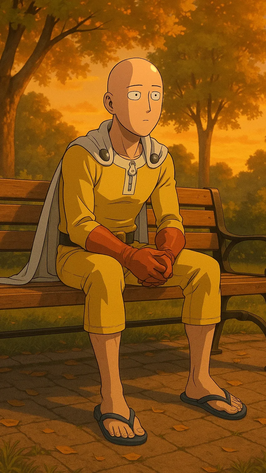 ai character: Saitama (Titan) background