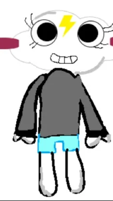 ai character: Cloudy(my dw oc) background