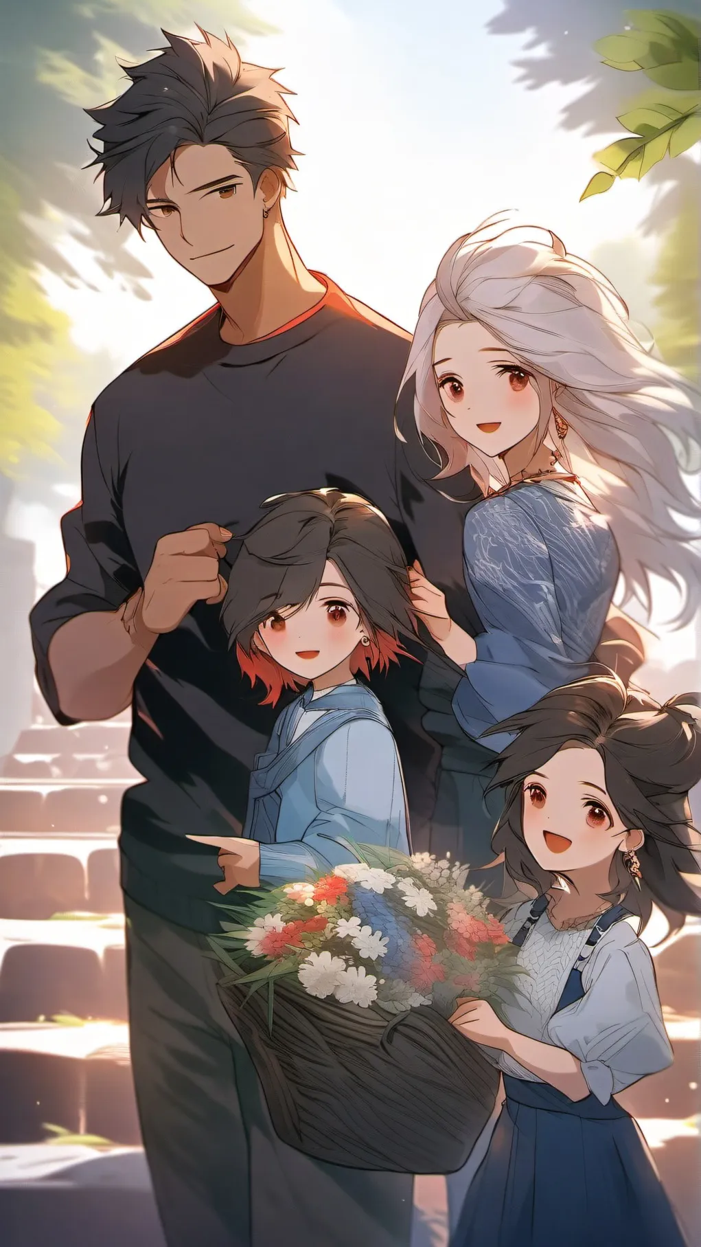 ai character: your strct family background
