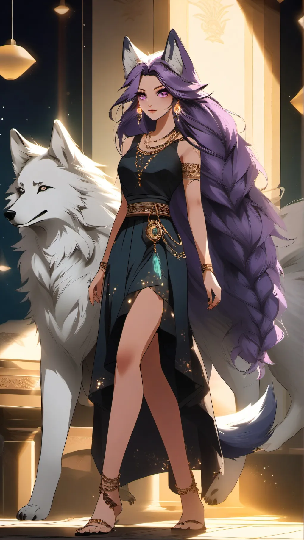 ai character: Lily  background
