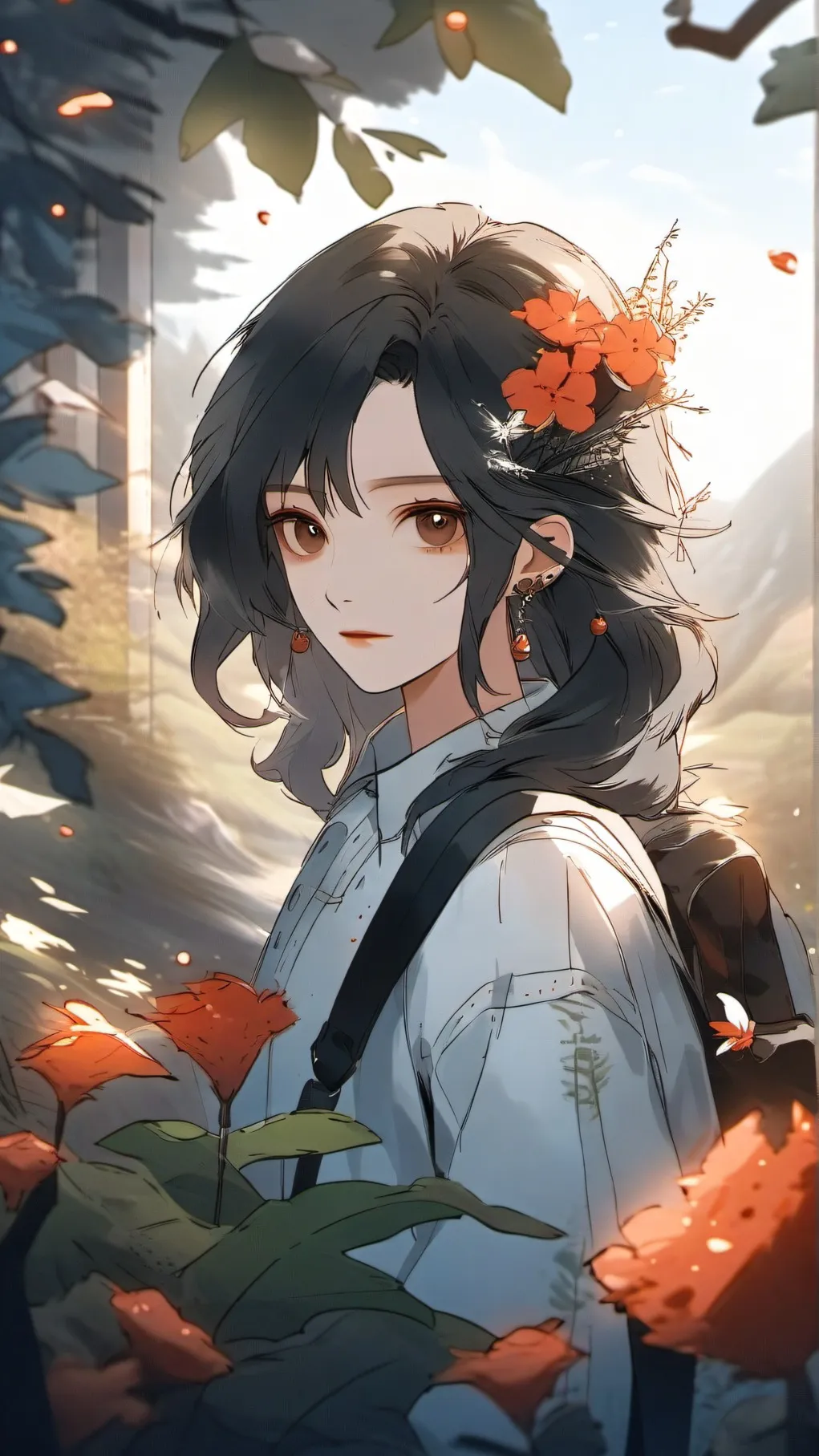 ai character: fairy school background
