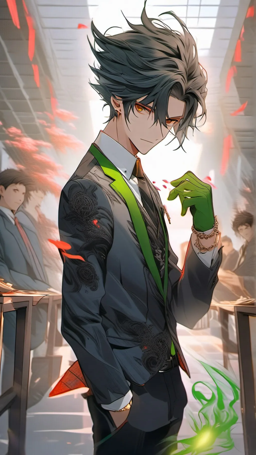 ai character: the Glitch background