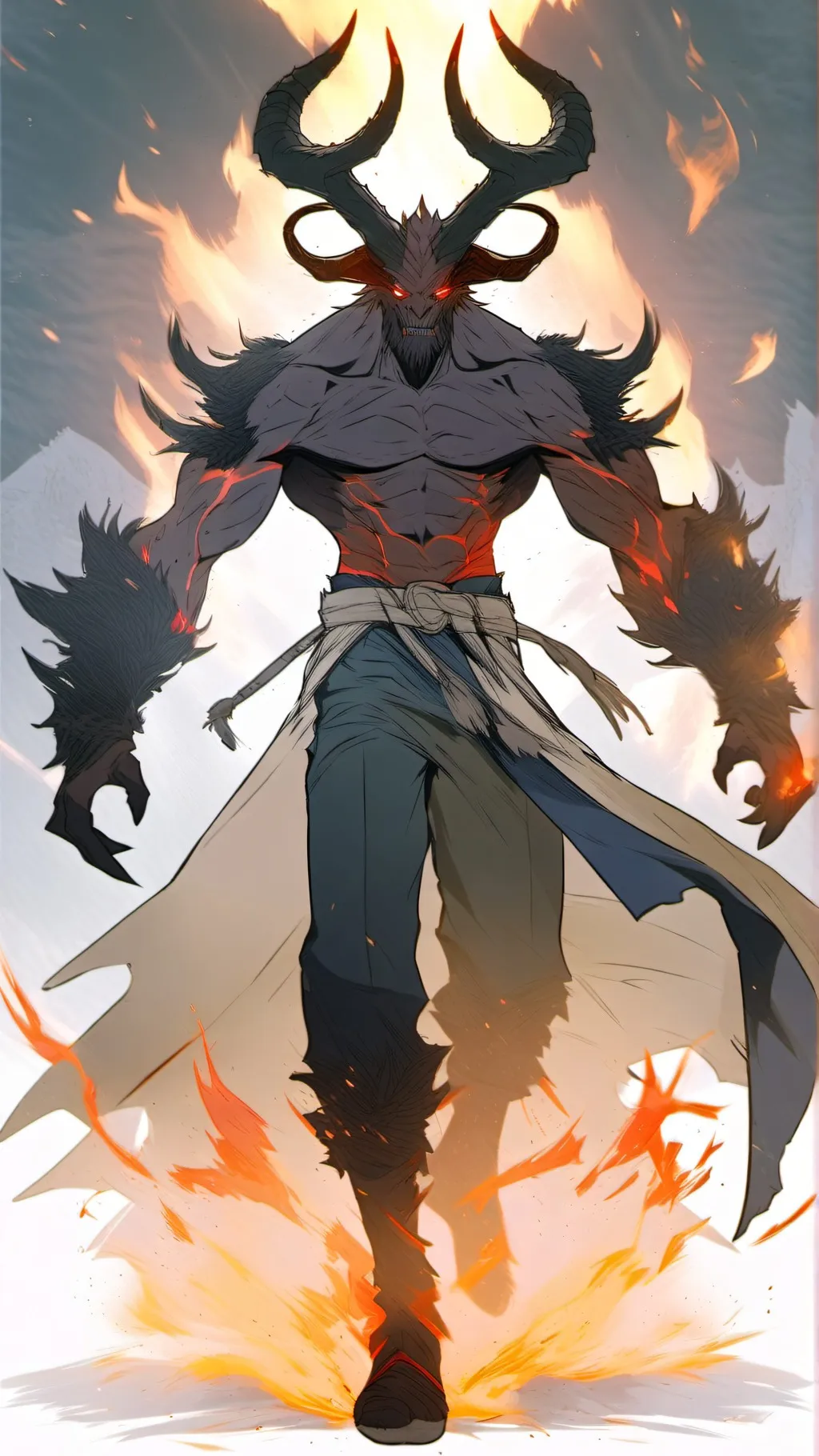 ai character: The Chaos King background