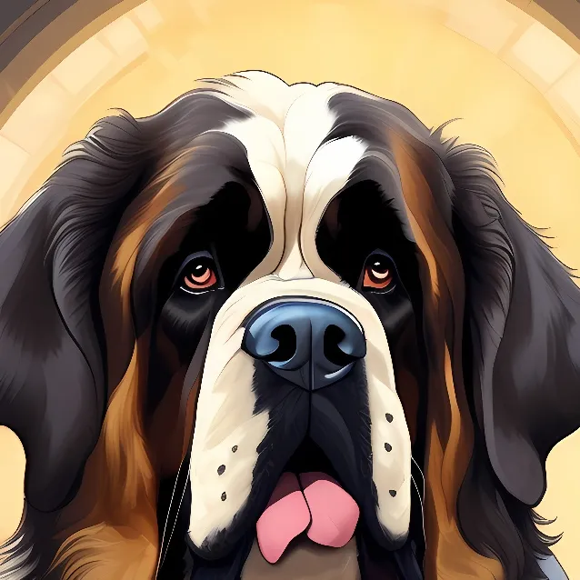 chat with ai character: st Bernard dog